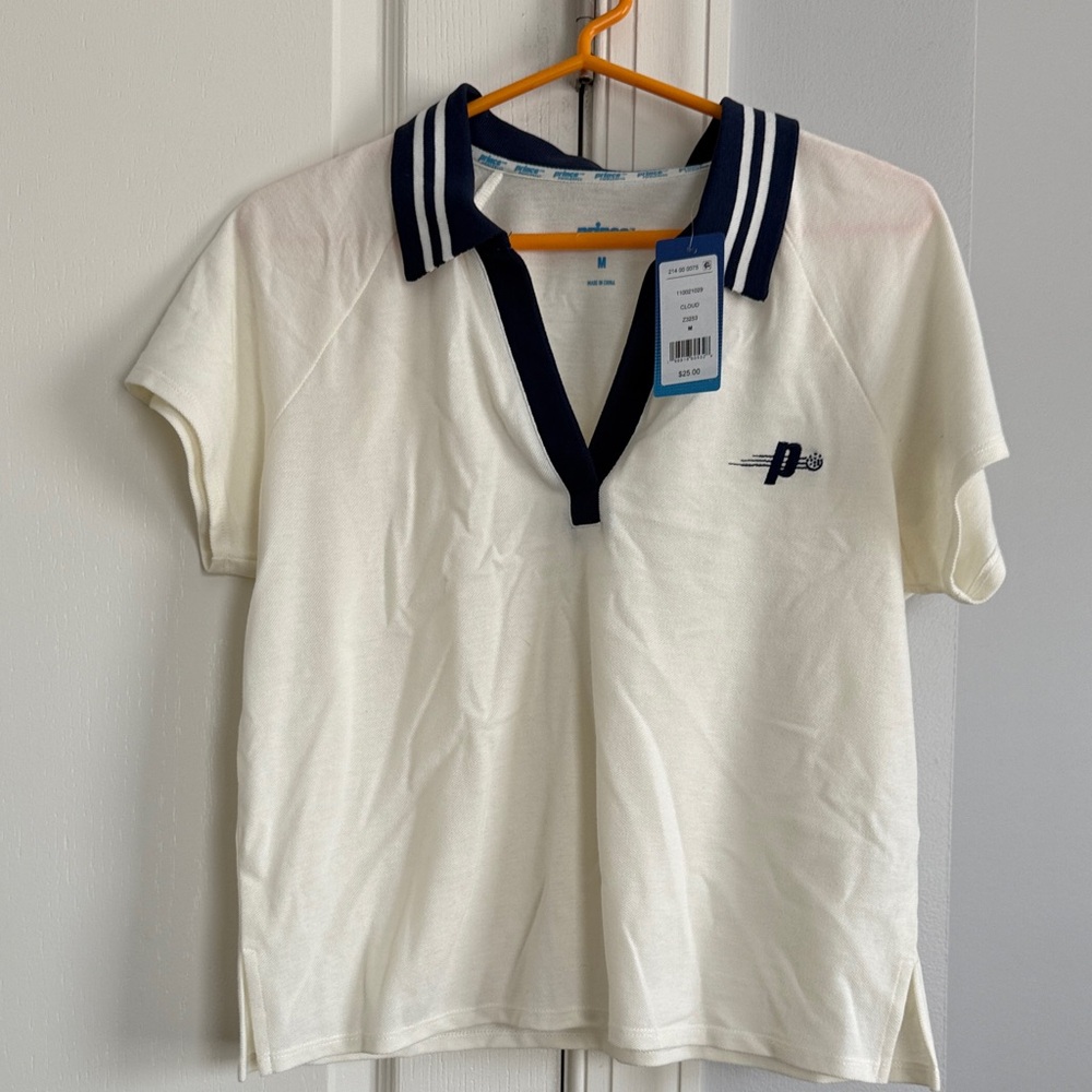 NWT Prince x Target Pickleball Collab Polo Shirt in Cloud size M